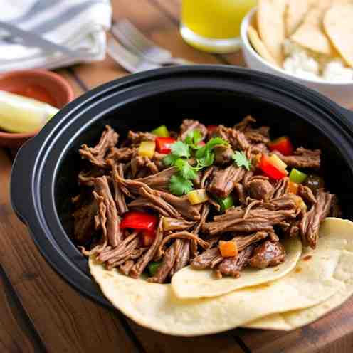 Easy Slow Cooker Ropa Vieja - Family's Meal