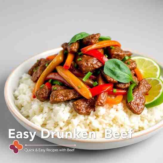 Easy Thai Drunken Beef - Quick & Easy Recipes with Beef