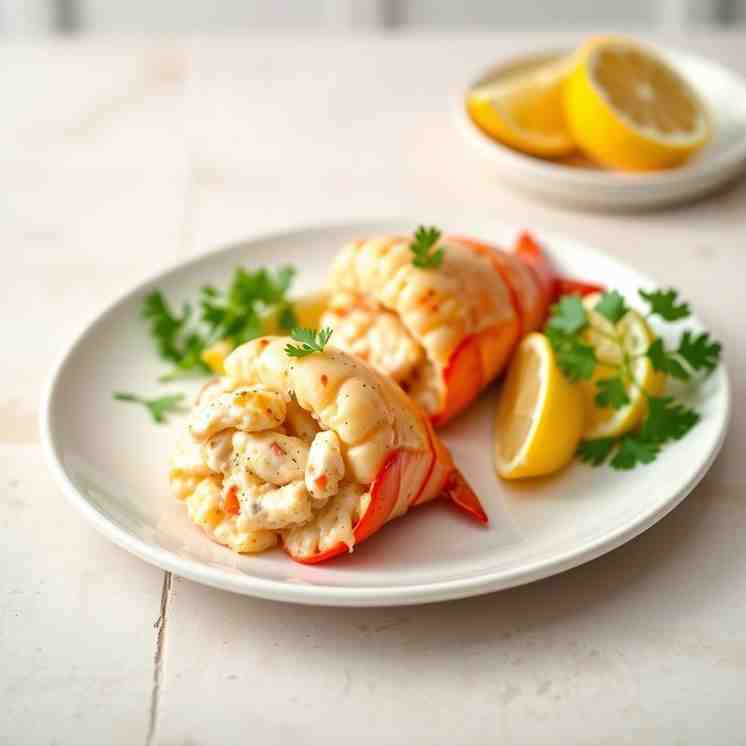 New England Style Crab-Stuffed Lobster Tails - Easy Oven Recipe