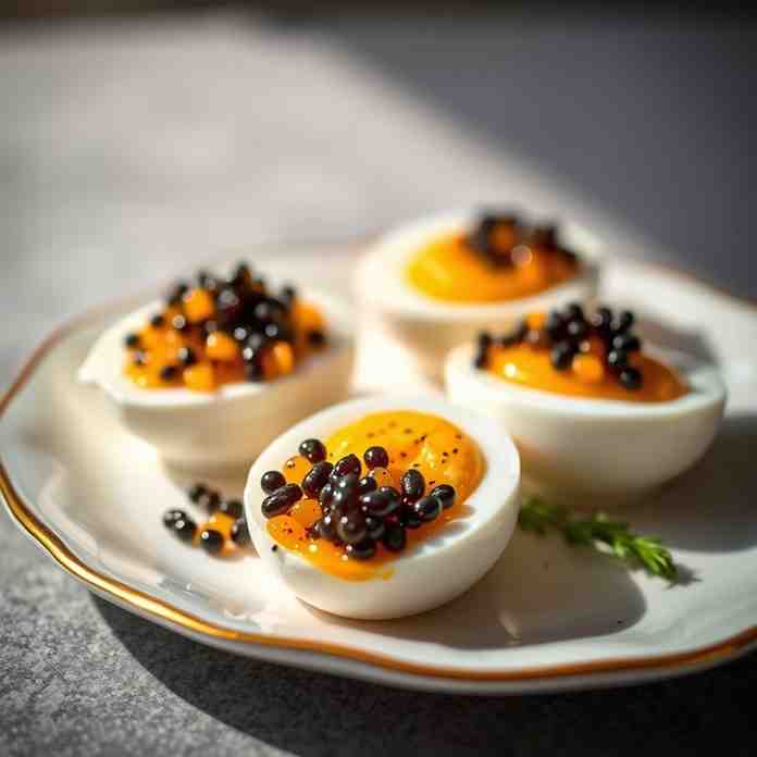 Enjoy Caviar & Eggs - Delicious Recipe