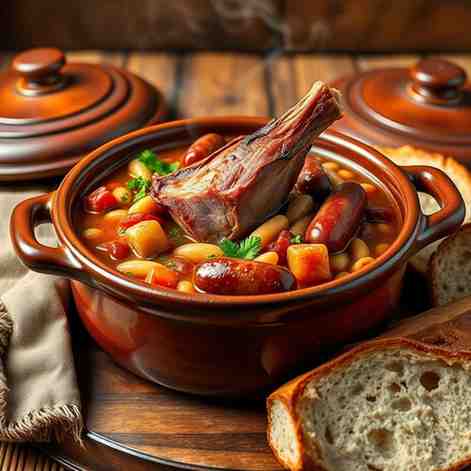 Fabada Asturiana - Best Ham Hock & Bean Soup Recipe