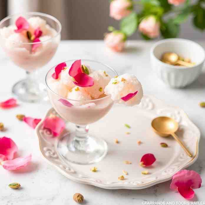 Easy Faloodeh Recipe - Rosewater Granita for Refreshing Dessert