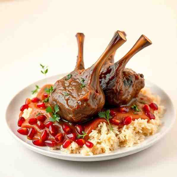 Fragrant Lamb Shank Baghali Polo
