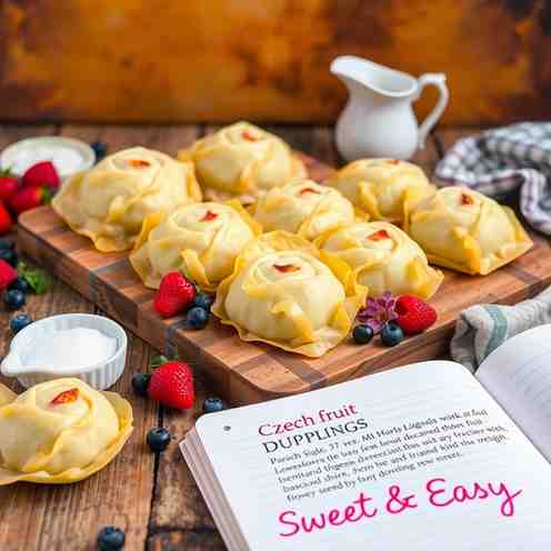 Czech Fruit Dumplings Recipe - Sweet & Easy