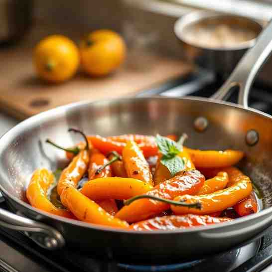Fry Padrón Peppers - High-Heat Olive Oil Recipe