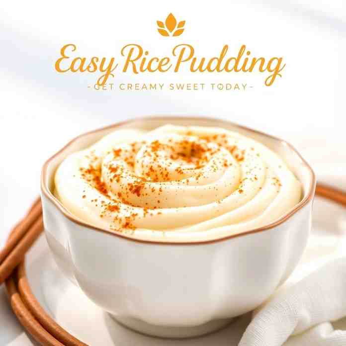 Easy Rice Pudding - Get Creamy Sweet Rice Today