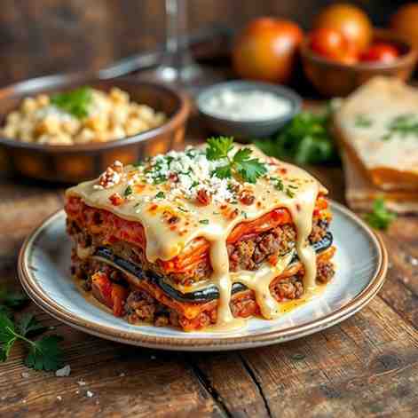 Greek Moussaka - A Hearty Ground Beef & Veggie Recipe