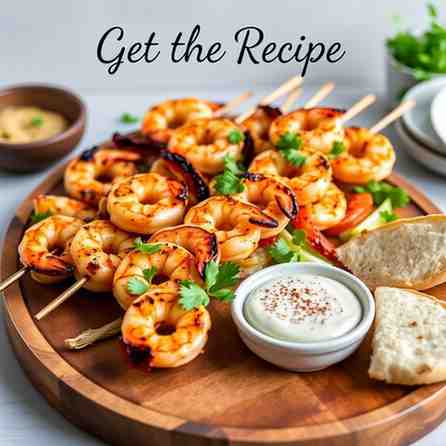 Grilled Shrimp Shawarma Skewers | Get the Recipe