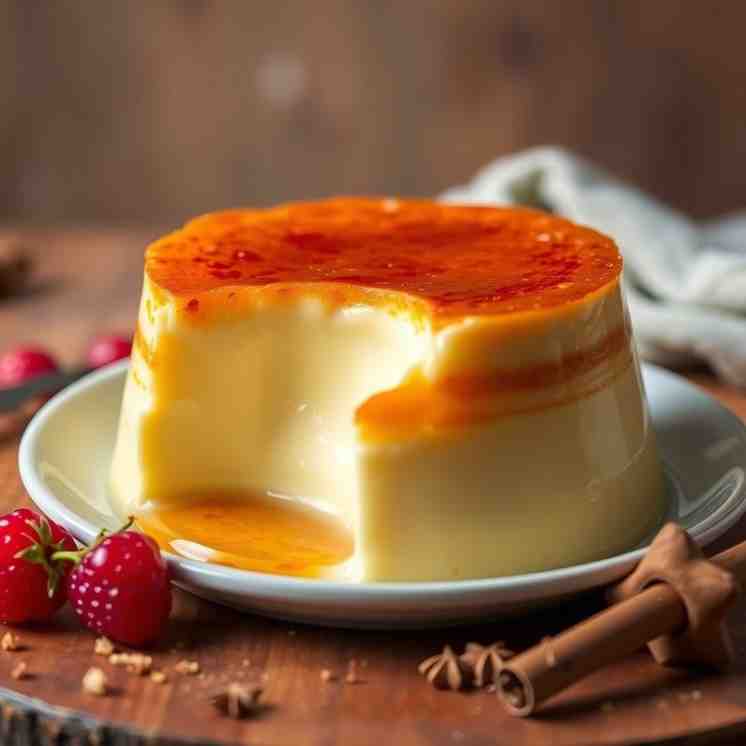 Guernsey Milk Custard Flan - Easy Creme Brulee Recipe
