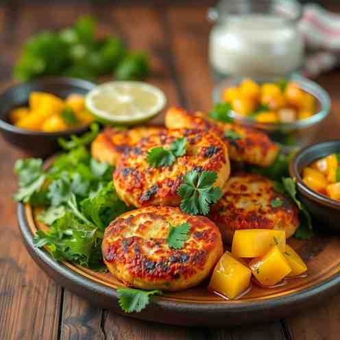 Crispy Caribbean Cod Fish Cakes - Spicy | CulinaryCreationss
