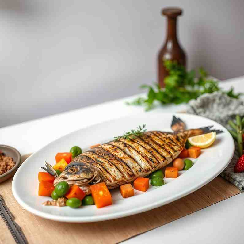 Healthy Gluten-Free Grilled Fish Dinner