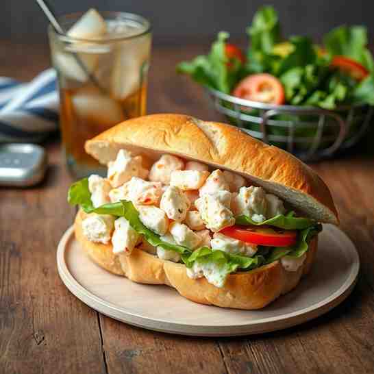 Healthy Lunch Food Recipes - Fresh Crab Sandwiches