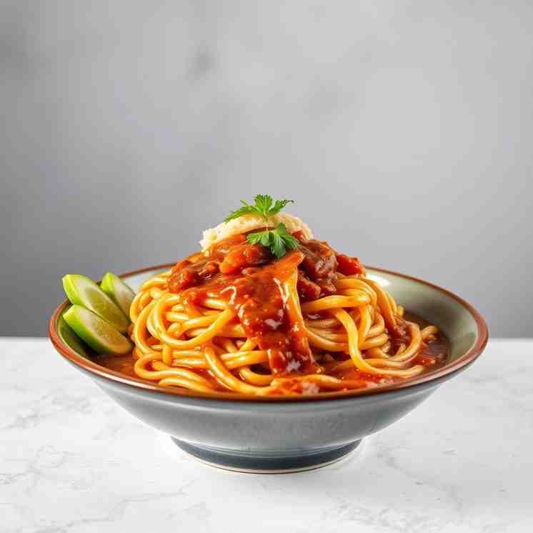 Healthy Mee Rebus - Delicious Asian Noodles & Gravy Recipe