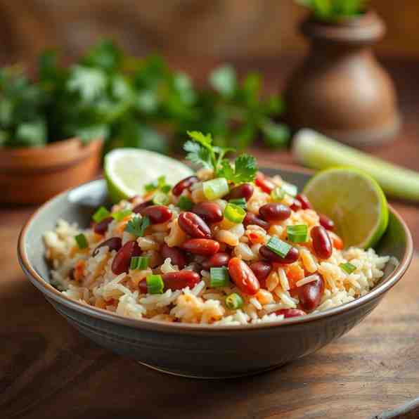 Healthy Rice and Beans Recipe - Guatemalan Recipe