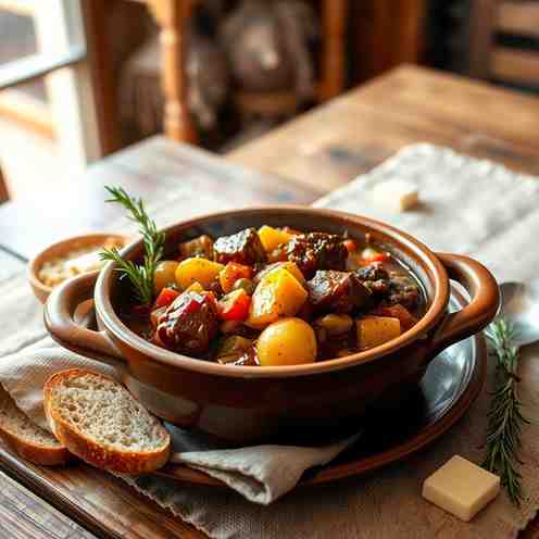 Hearty Beef Stew with Veggies & Potatoes - Best Recipe