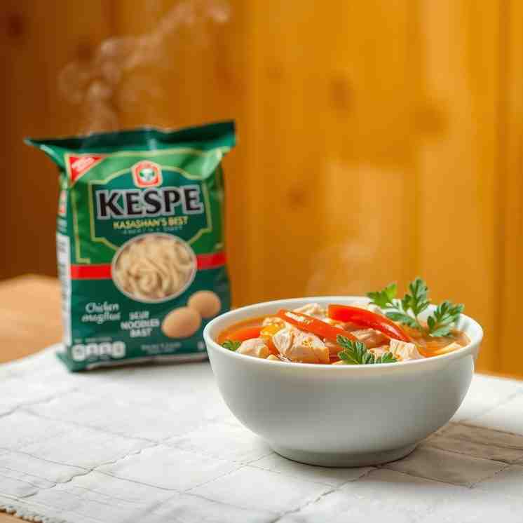Homemade Chicken Noodle Soup - Try Kespe, Kazakhstan's Best