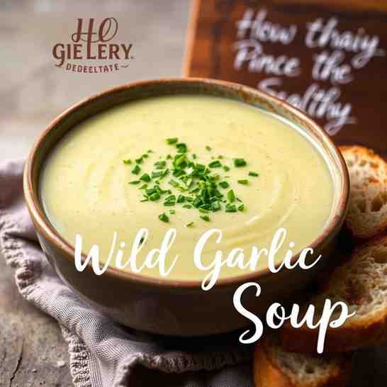 How to Make Healthy Wild Garlic Soup - Creamy Bärlauch Potato