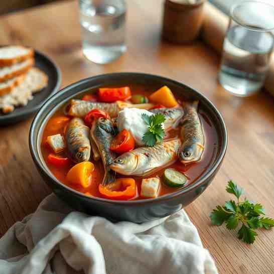 Hungarian Halászlé - Spicy Fish Soup Recipe