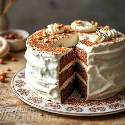 Hungarian Whipped Cream Cake - Somlói Galuska Recipe