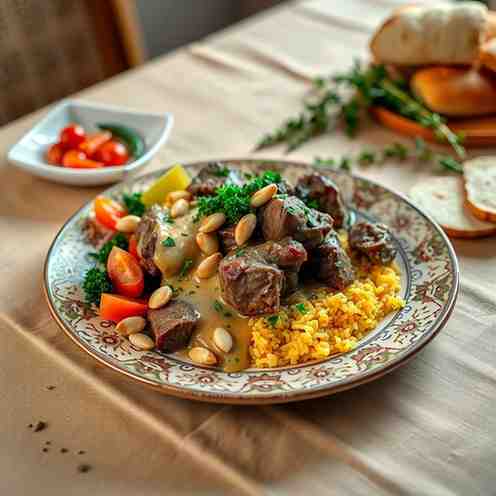 Jordanian Mansaf - Step-by-Step Lamb & Jameed Recipe