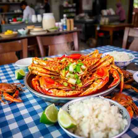 Cambodian Crab Dish Recipe - Kdam Chaa