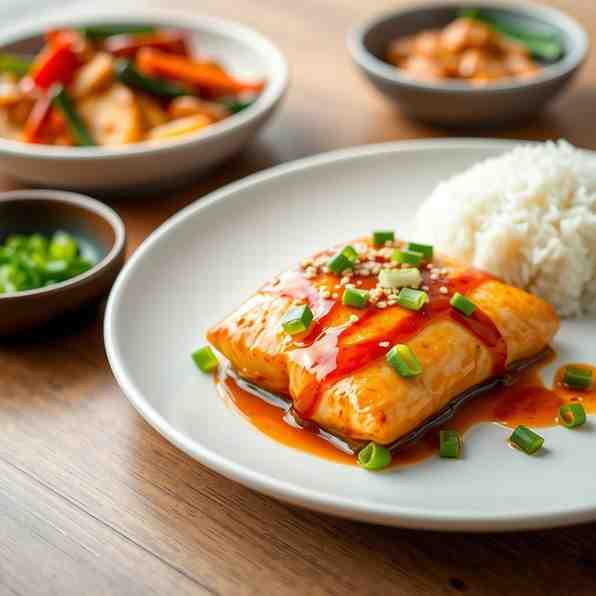 Kiribati-Korean Mahi Mahi - Easy Teriyaki Gochujang Recipe