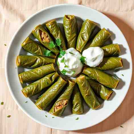 Kosovo Japrak - Stuffed Grape Leaves Recipe | Make Today