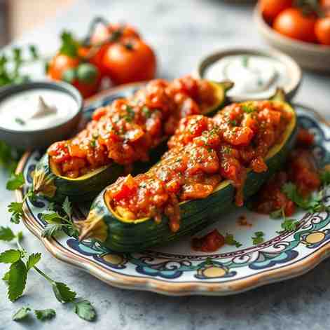 Kousa Mahshi - Best Tomato Sauce Recipe for Stuffed Zucchini