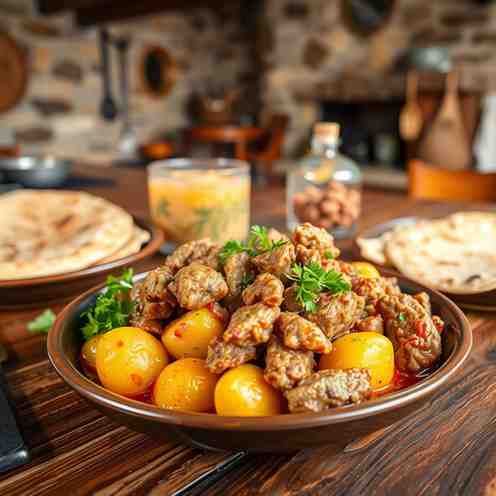 Kuurdak Recipe - Delicious Meat & Potatoes