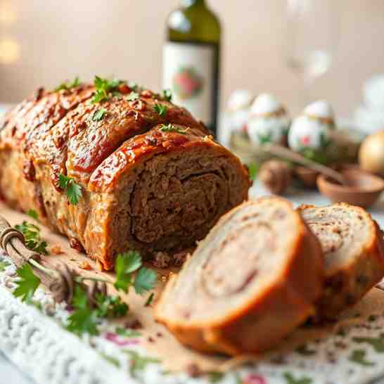 Lamb Meat Loaf - Traditional Romanian Drob for Easter