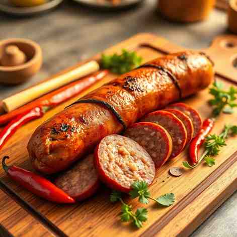 Lao Sausage (Sai Oua) at Home – Spicy & Aromatic