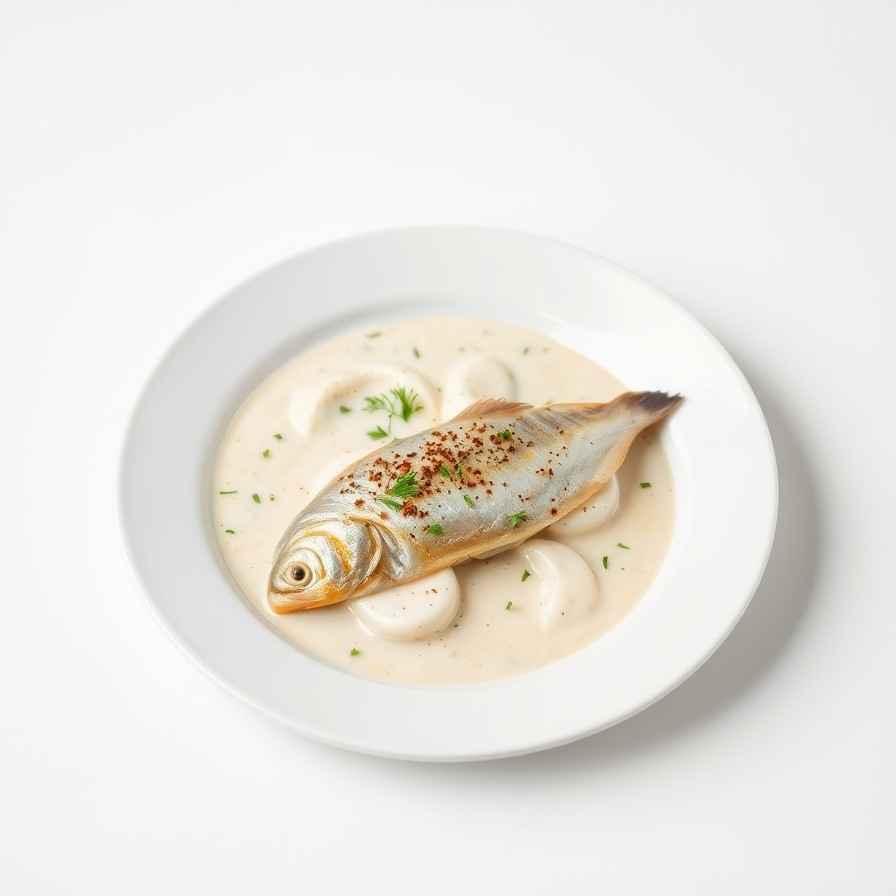 Latvian Herring in Cream Sauce - Siļķes Salāti Recipe