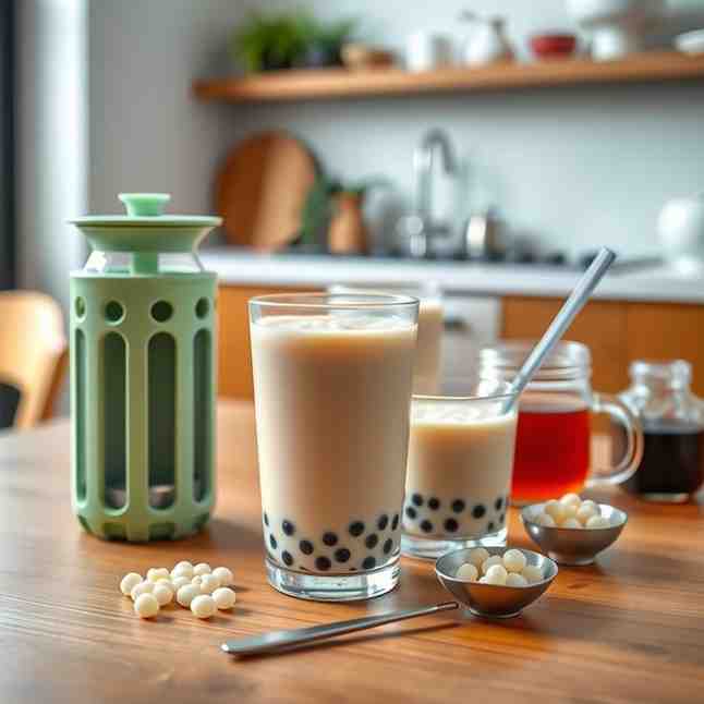 Make Milk Tea at Home - Bubble Tea