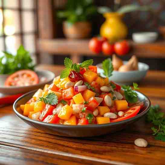 Micronesia Papaya Salad - Fresh Flavors, Tum Thai Food Style