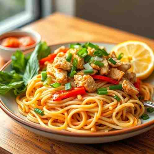 Micronesian Noodles - Easy Chicken Pancit Bihon Recipe