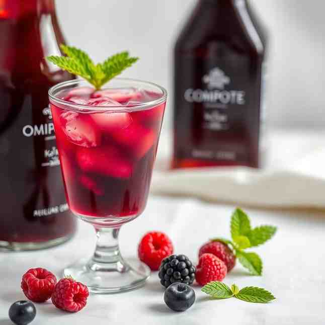 Mixed Berry Syrup & Kompot - Refreshing Drink + Easy Compote