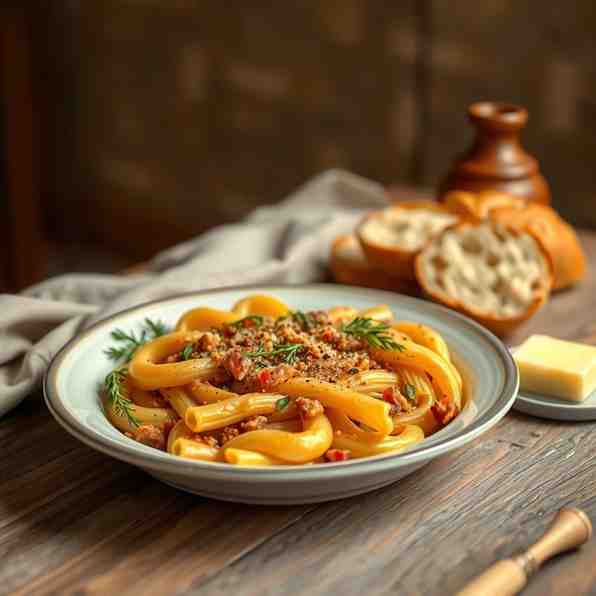 Mlinci - Oven Baked Pasta Dish