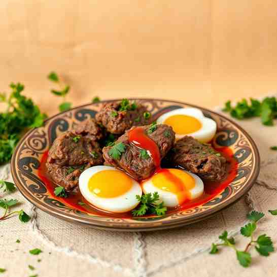 Moroccan Lamb Brains & Eggs - Easy Lamb Cooking Recipes