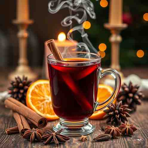 Mulled Wine for Christmas Parties - Spiced & Cozy