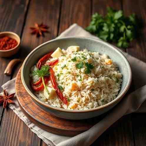 Nasi Dagang - Ginger Coconut Rice Recipe