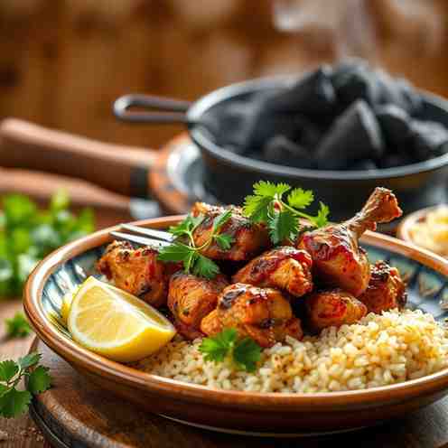 Nepali Sekuwa - Best Charcoal Grilled Chicken Recipe