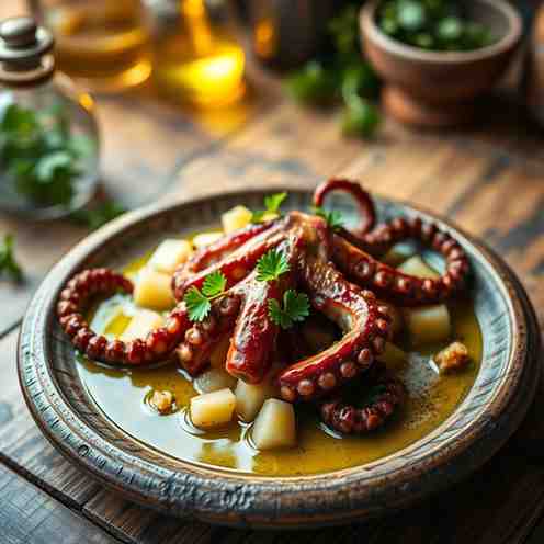 Octopus in Olive Oil - Polvo à Lagareiro Recipe