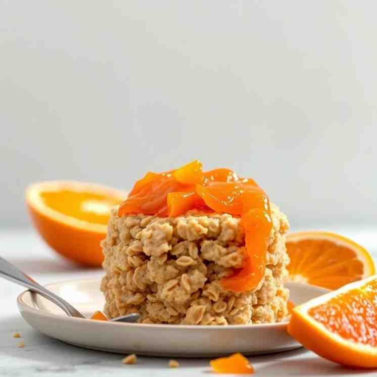 Orange Overnight Oats - Jersey Marmalade