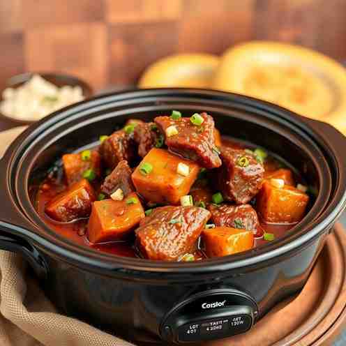 Jamaican Oxtail Stew - Slow Cooker Recipe