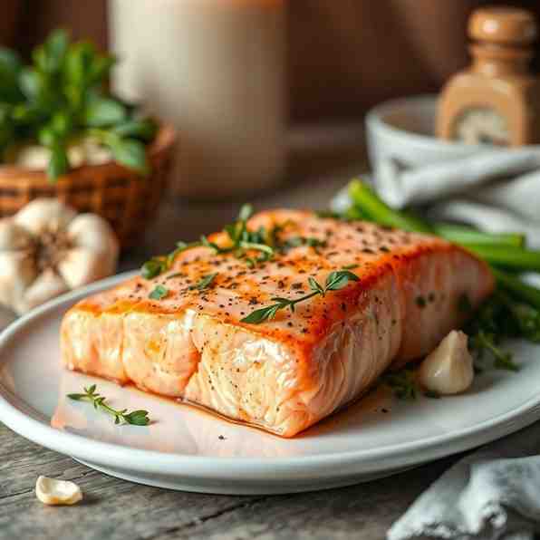 Perfect Salmon Recipe - Easy Garlic Herb Baked Salmon Dinner