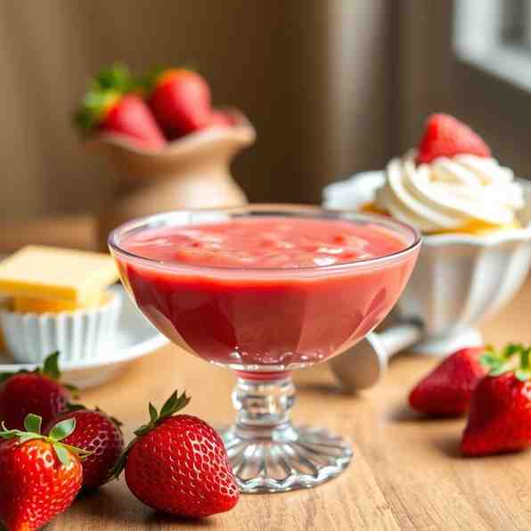 Easy Strawberry Shortcake Sauce - Perfect for Ramadan Desserts