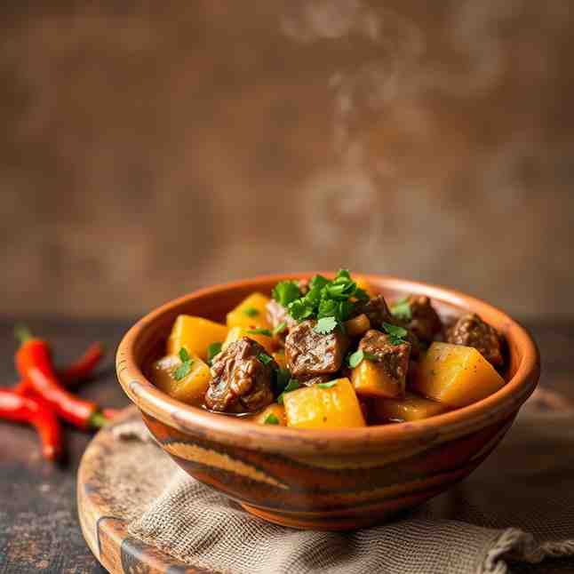 Peruvian Tripe Stew (Cau Cau)