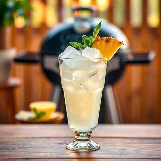 Coconut Pineapple Vodka - Grill-Kissed Tropical Cooler