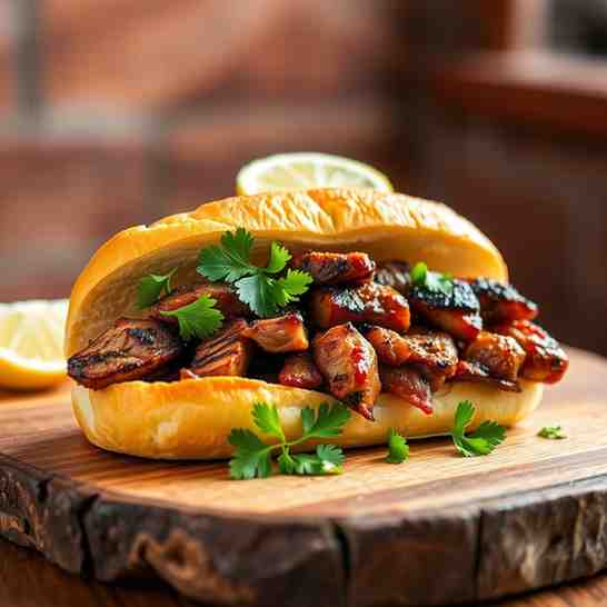 Portuguese Bifana Recipe - Spiced Pork Sandwich