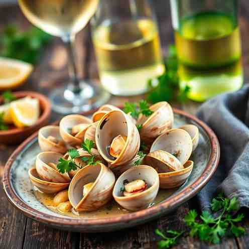 Portuguese Clams with Vinho Verde - Cook with White Wine